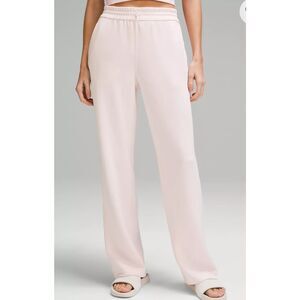 Lululemon athletica 14 softstream high rise pink pants yoga workout travel